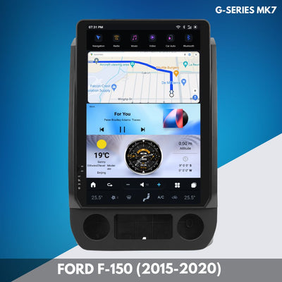 G-Series Android head unit for Ford F-150 front view