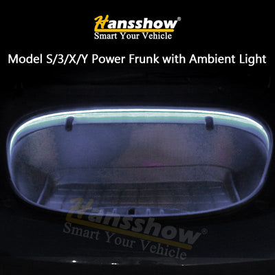 Model 3/Y/S/X Frunk LED Ambient Light Strip for Tesla Model Y - side angle
