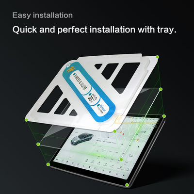 Model 3/Y Tempered Glass Screen Protector Matte anti-glare feature