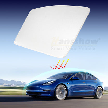 Model 3/Y Glass Roof Sunshades for Tesla Model Y - Interior view