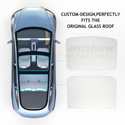 Model 3/Y Glass Roof Sunshades for Tesla Model Y - UV protection feature