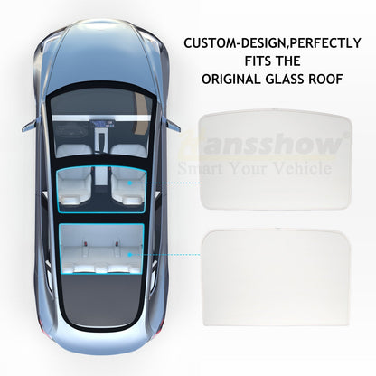 Model 3/Y Glass Roof Sunshades for Tesla Model Y - UV protection feature