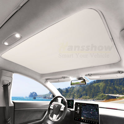 Model 3/Y Glass Roof Sunshades for Tesla Model Y - Side angle