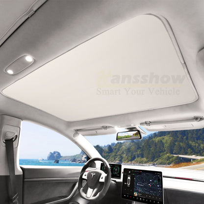 Model 3/Y Glass Roof Sunshades for Tesla Model Y - Side angle