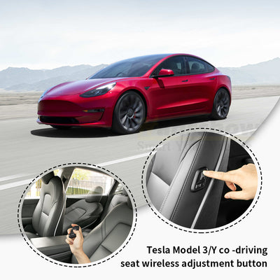 Model 3/Y Seat Adjustment Wireless Remote Control Button for Tesla Model Y - front view