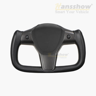 Yoke Style Carbon Fiber Steering Wheel for Tesla Model 3/Y - Premium construction