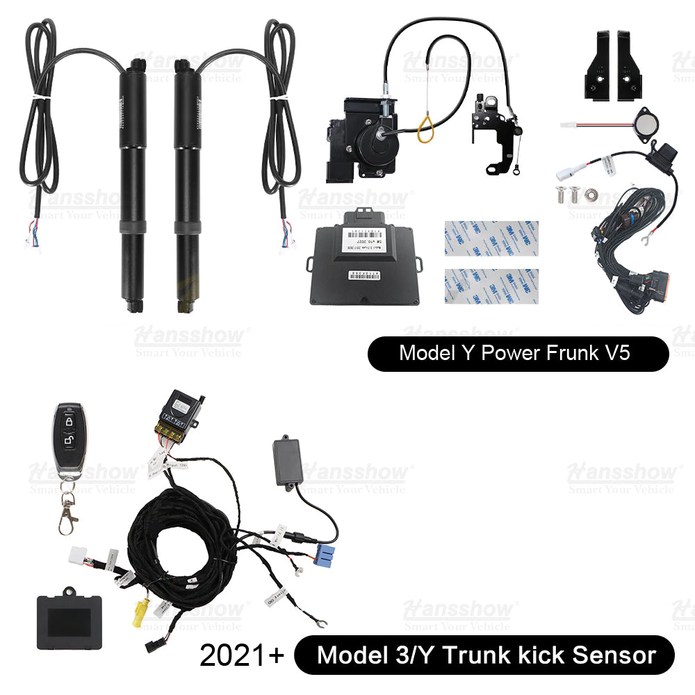 Model Y Power Frunk V5 and Trunk Kick Sensor packaging