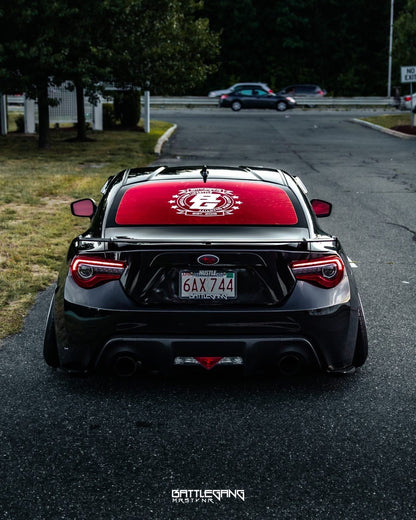 Reflective Window Tint — Vulcan Red
