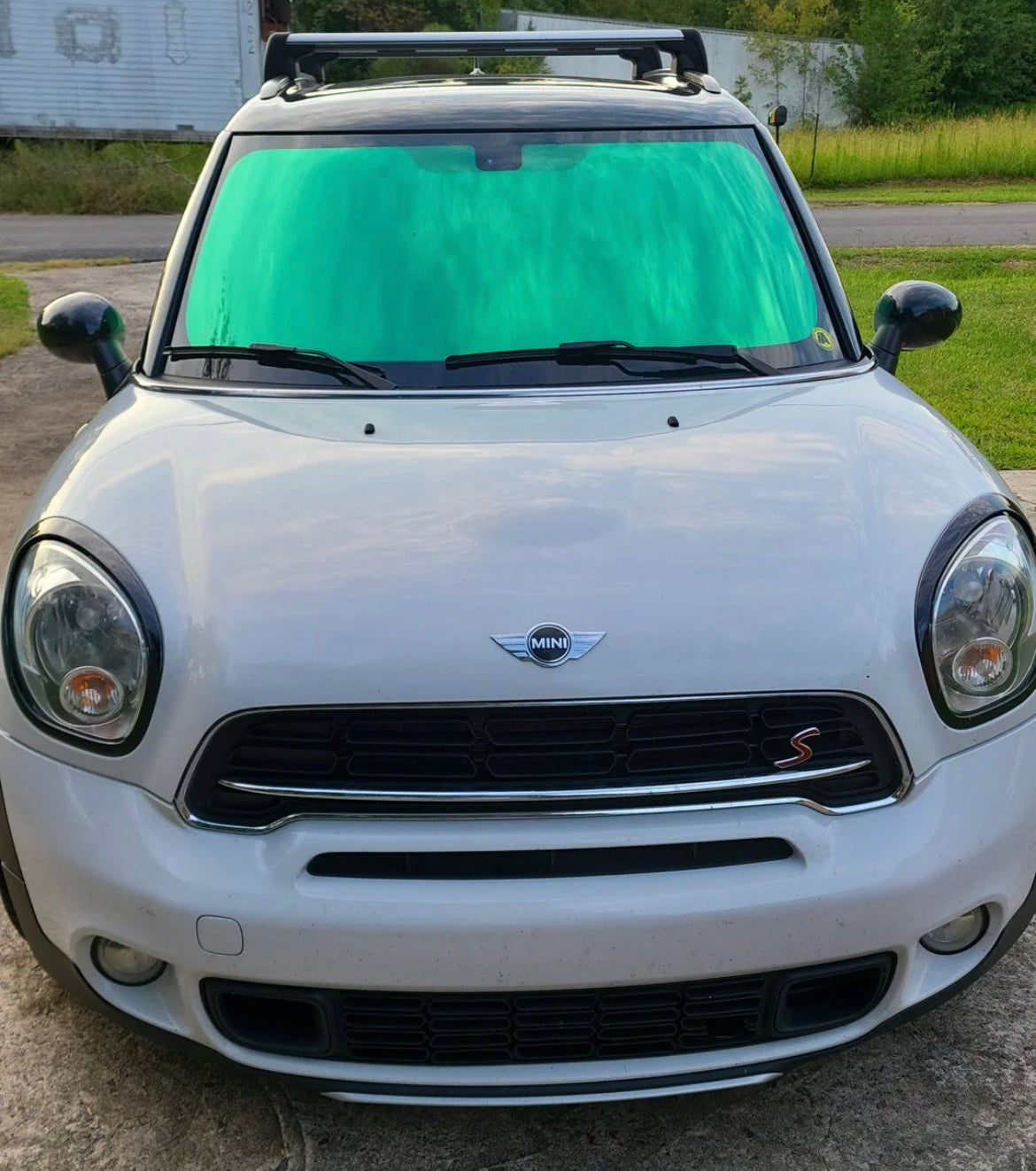 Reflective Window Tint — Peridot Green
