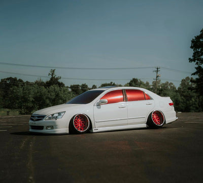 Reflective Window Tint — Vulcan Red