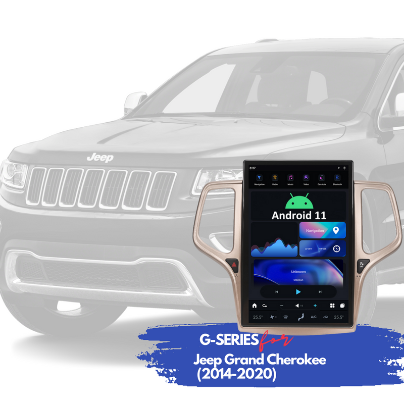 Jeep Grand Cherokee (2014-2020) Unidad principal Android 11 Serie G