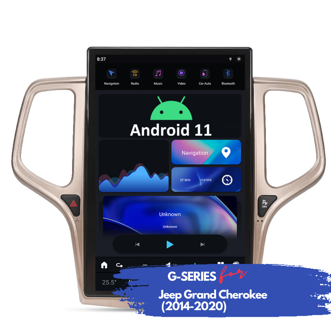 Jeep Grand Cherokee (2014-2020) Unidad principal Android 11 Serie G