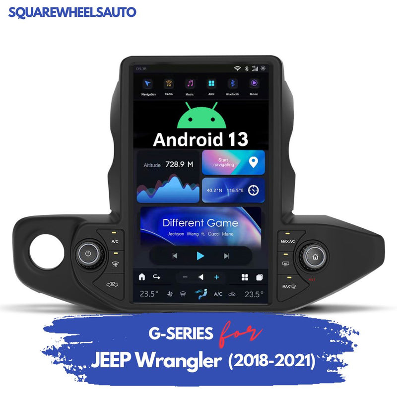 Jeep Grand Cherokee (2014-2020) Unidad principal Android 11 Serie G