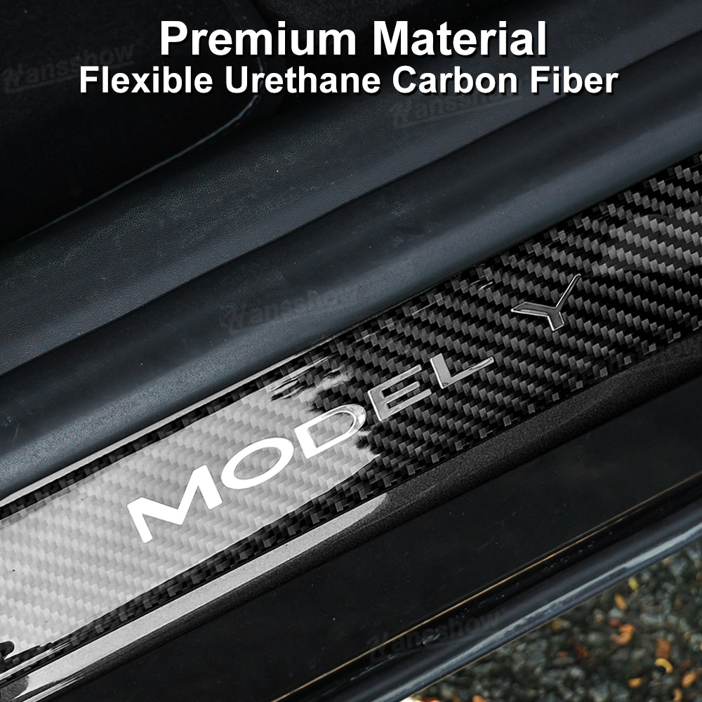Model Y Juniper Door Sill Protector rear view