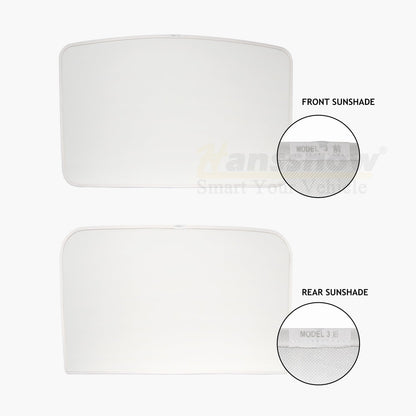 Model 3/Y Glass Roof Sunshades for Tesla Model Y - Front view