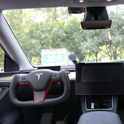 Yoke Style Steering Wheel for Tesla Model Y/3 - Heated Feature