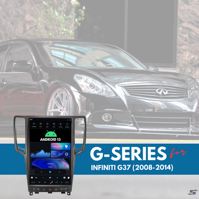 G-Series Android Head Unit for Infiniti G37 side angle