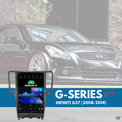 Infiniti G37 (& Q60) G-Series Tesla Style Screen, Android 13