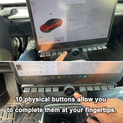 Center Console Control Button for Tesla Model Y/3 - Installation process