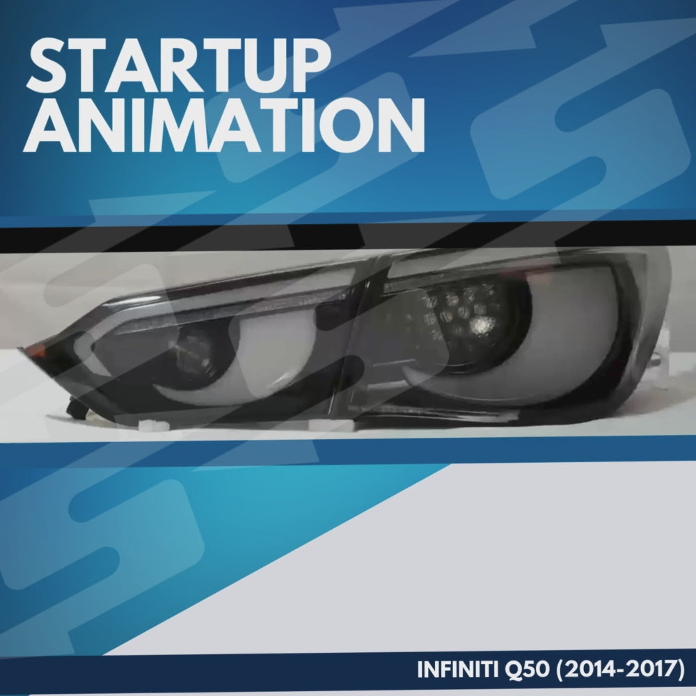 Hawkeye Animated Tail Lights for Infiniti Q50 (2014-2017)