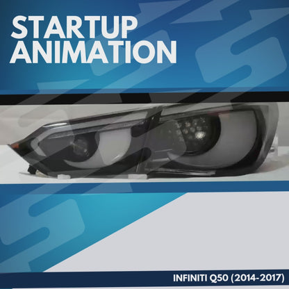 Hawkeye Animated Tail Lights for Infiniti Q50 (2014-2017)