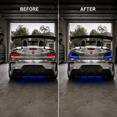 Bmw Z4 09-16 Tail Lights Smoke White