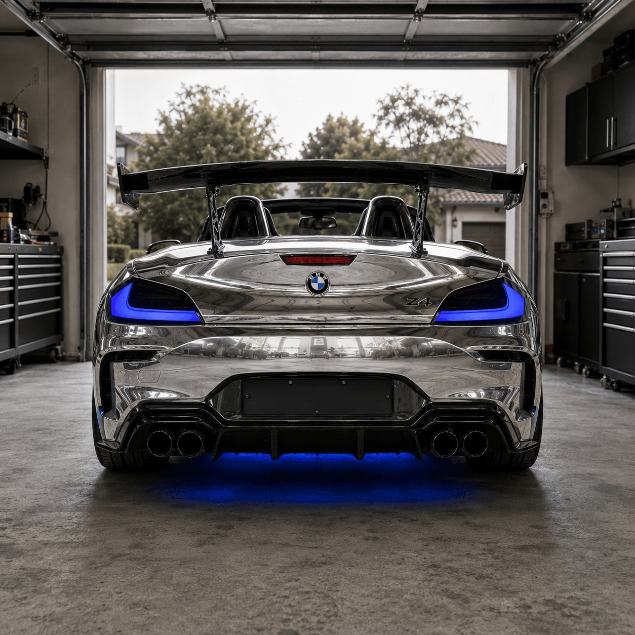 Bmw Z4 09-16 Tail Lights Smoke White