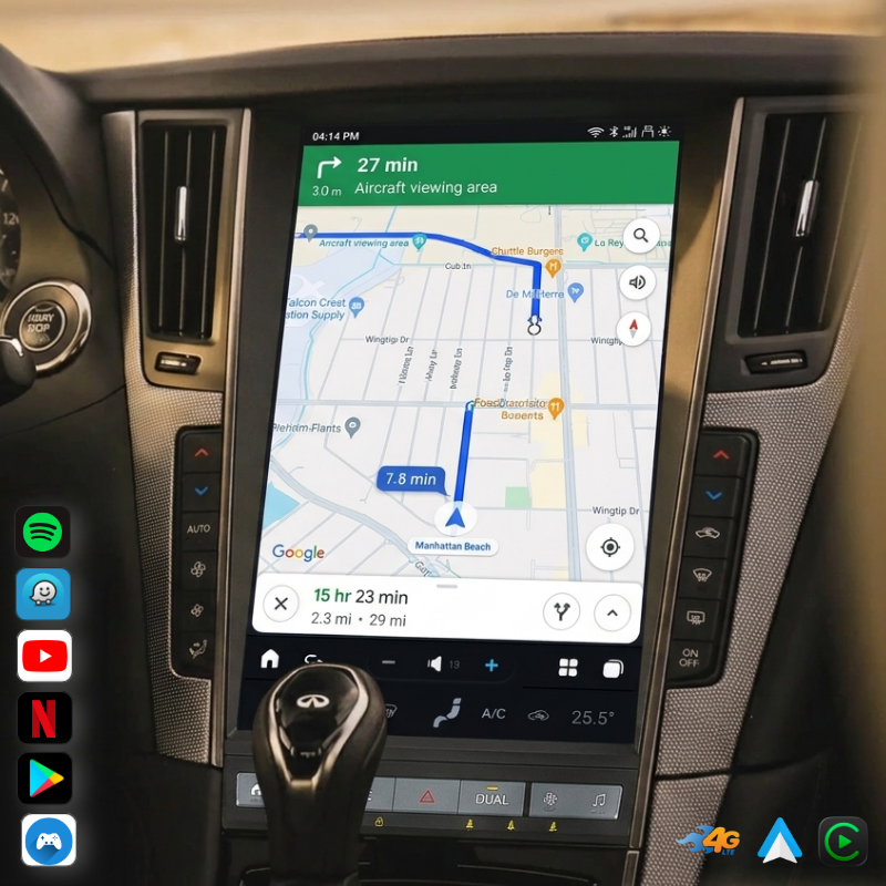 Infiniti Q50 (2014–2024) Android Head Unit | SquareWheels G-Series