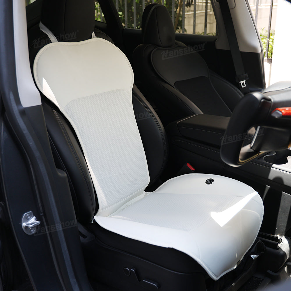 Model 3&Y Cooling Seat Cover on a sunny day