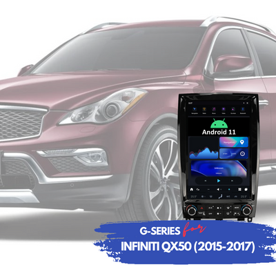 G-Series head unit installed in Infiniti QX50 interior