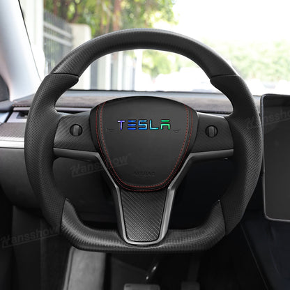 Model 3/Y Airbag Replacement Cover with LED Illuminated Letter Logo