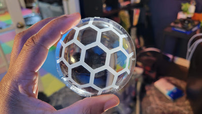 Etched Lenses - Wide Honeycomb, Smooth Texture detail view