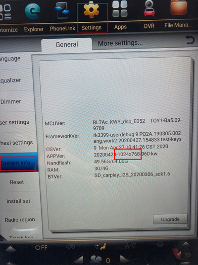 Installation process of Sergey firmware on PX6 head unit