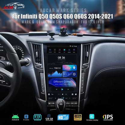 [CAJA ABIERTA] Pantalla estilo Tesla Serie G para Infiniti Q50 y Q60 (también conocido como Mark6 MK6)
