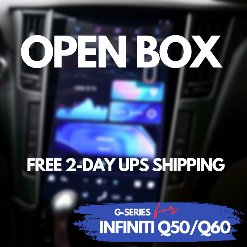 [OPEN BOX] G-Series Tesla-Style Screen for Infiniti Q50 & Q60 (AKA Mark6 MK6)