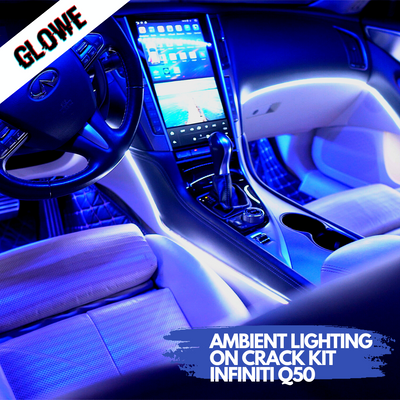 Glowe Ambient Lighting for Infiniti Q50 - Stage 1 kit view