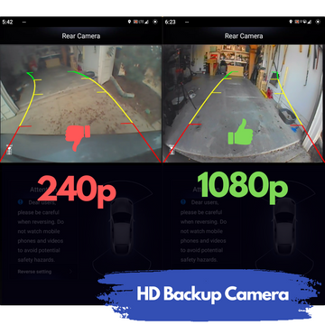 HD Backup Camera (OEM+ 1080p replacement)