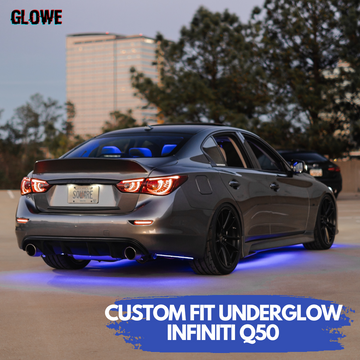 Q50 Premium Custom-Cut RGB Underglow (Glowe)