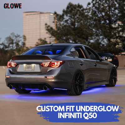 Q50 Premium RGB Underglow kit side view