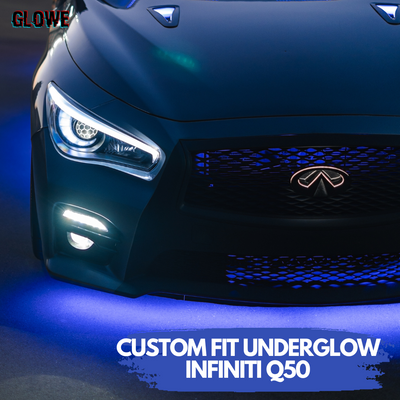 Q50 Premium RGB Underglow kit detail shot