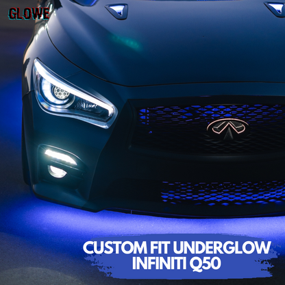 Resplandor RGB de corte personalizado premium Q50 (Glowe)