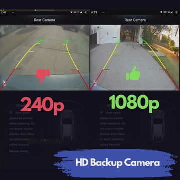 HD Backup Camera (OEM+ 1080p replacement)