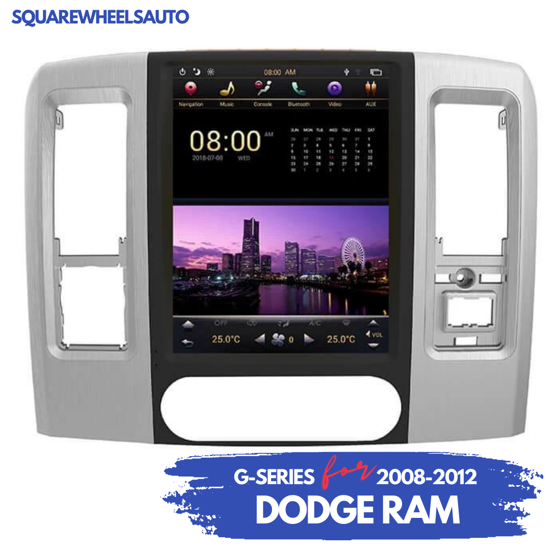G-Series Android 11 Tesla Screen for Dodge Ram (2008-2012)